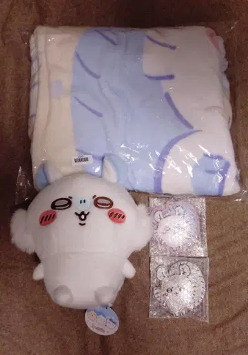 치이카와 모몽가 세트 봉제 인형 키링 담요