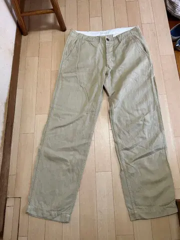 웨어하우스 DUBBLEWORKS 베이지 치노 팬츠 W33