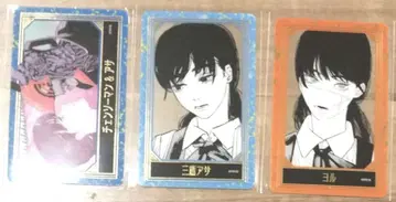 체인소 맨 금박 클리어 카드 컬렉션 미타카 아사 요루 점프 페스타