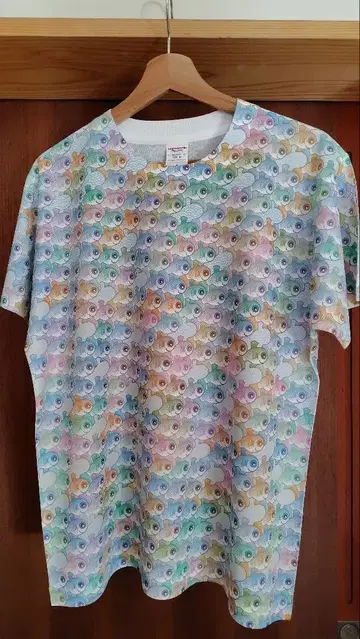 물고기 무늬 T셔츠