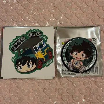 나의 히어로 아카데미아 점프 페스타 토미카 캔뱃지 특전 스티커