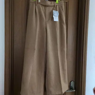 와이드 팬츠 카멜 M 사이즈