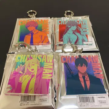 체인소 맨 아크릴 키링 전 4종 세트