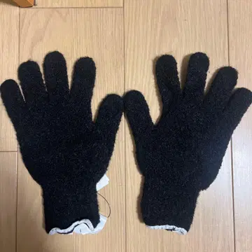 TEMBEA 알파카 혼 블랙 장갑 M