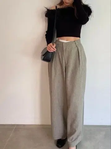 SNIDEL 스나이델 허리 레이어드 라이크 팬츠 베이지 거의 새상품