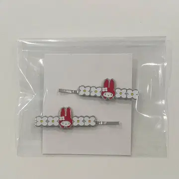 [ 레어 ] 레트로 산리오 마이멜로디 헤어핀 2세트