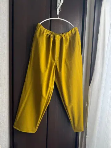 CITY 와이드 팬츠 머스타드