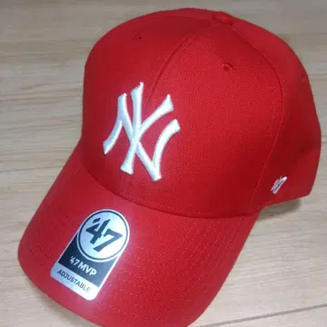 47 BRAND x MLB NY 뉴욕 양키스 캡 MVP 빨간색 레드