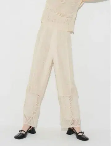 [ short ] Eaphi 코튼 레이스 패치워크 팬츠