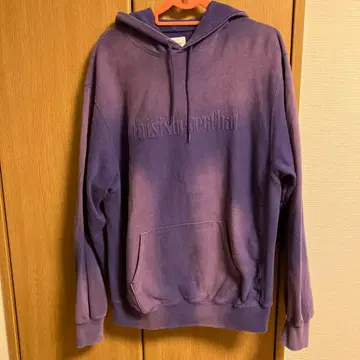 thisisneverthat 후드 부착 후드티 XL 보라색