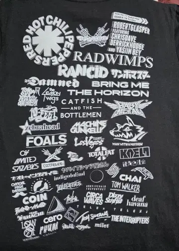 SUMMER SONIC 티셔츠 M 사이즈 블랙