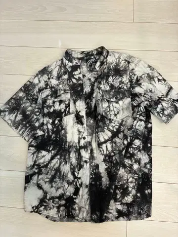LEFTY 타이다이 패턴 반팔 셔츠 XL