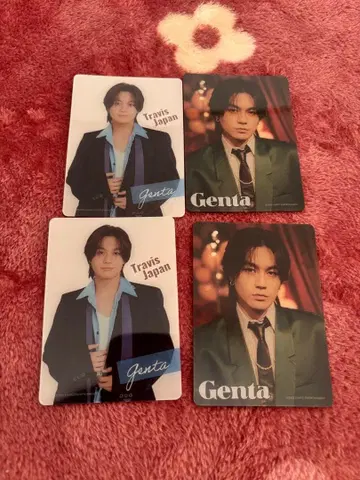마츠다 겐타 트레이딩 카드 4장