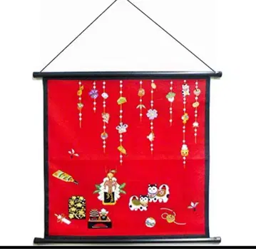 산요 상사 [ 태피스트리 5절구 세트 ] 연중 행사 보자기 인테리어