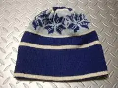 SPORTIVE 눈꽃 패턴 니트 캡 MADE IN NEW ZEALAND