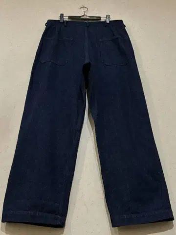 웨어하우스 베이커 워크 데님 팬츠 다크 네이비 일본제 빅 사이즈 38
