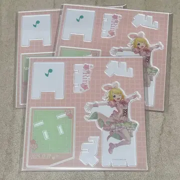 하피콜 카가미네 린 아크릴 스탠드 C 3세트