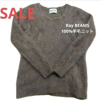 선착순 Ray BEAMS 100% 양모 니트