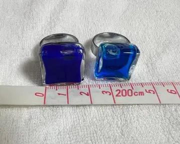 피로네 유리 반지 스퀘어 2개 세트