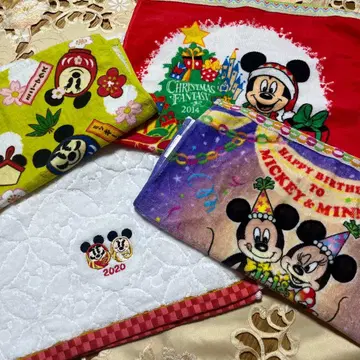 미키 미니 타월 세트 페이스 타월 핸드 타월