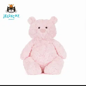 핑크색 곰 봉제 인형