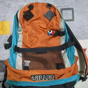 MILLET 백팩 오렌지 스카이블루