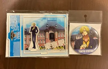 무기와라 스토어 지역 한정판 도쿄역 한정판 상디 아크릴 스탠드 캔뱃지