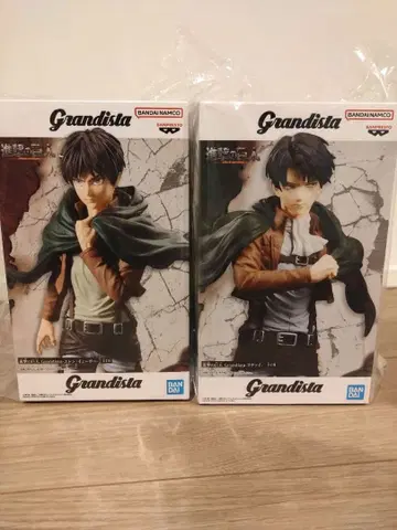 진격의 거인 엘렌 리바이 그란디스타 피규어 2체 세트