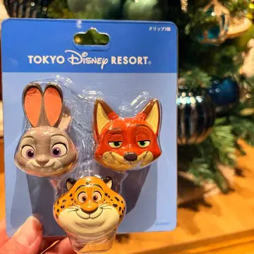 도쿄 디즈니 리조트 주토피아2 클립 3개 세트