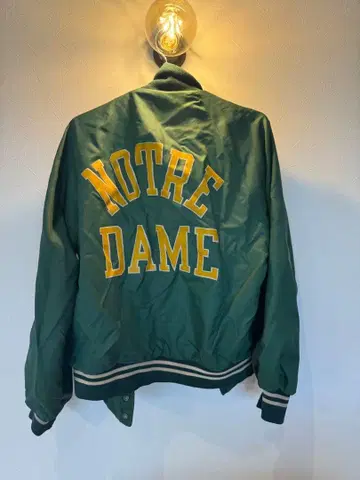 챔피온 60's 70's 런택 바시티 자켓 블루종 그린