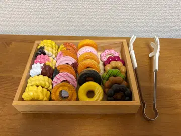 완구 도넛 세트 (집게 포함)