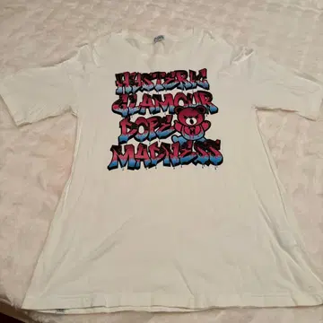 HYSTERIC GLAMOUR 그래픽 T셔츠 화이트