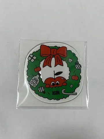 IGIN 팝업 BTS JIN 크리스마스 코스터