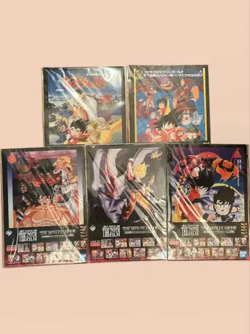 드래곤볼 20주년 클리어 파일 5세트