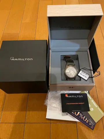 미사용 새상품 해밀턴 카키 필드 PVD H69449961