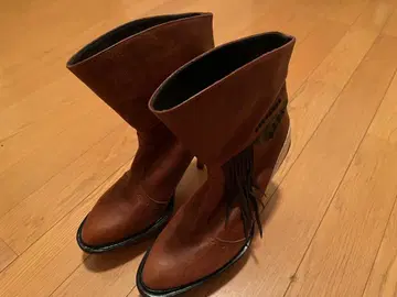 정가 90300엔 히로무 타카하라 가죽 부츠 roen