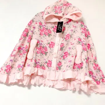 유메텐보 새상품 꽃무늬 판초