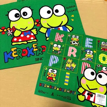 산리오 케로케로케로피 토트백 손수건