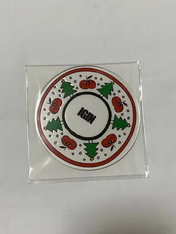 IGIN 팝업 BTS JIN 크리스마스 코스터