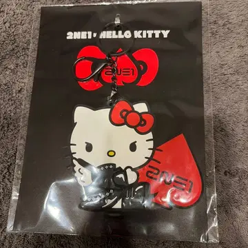 2NE1 헬로키티 러버 키링 헬로키티 미개봉 새상품