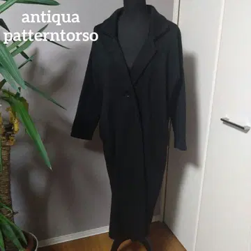 antiqua patterntorso 테일러 롱 코트
