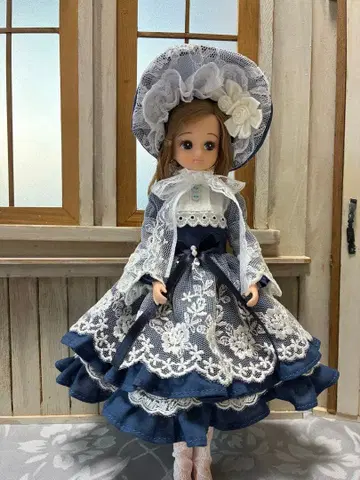 리카짱 옷 갈아입기 의류 네이비 블루