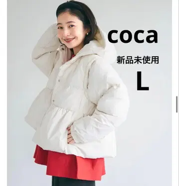 coca 탈부착 충전솜 아우터 L 사이즈 아이보리