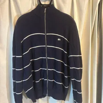 라코스테 풀 집업 니트