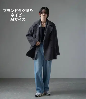 SALON adam et rope WEB 한정판 샴브레이 샤기 P 코트