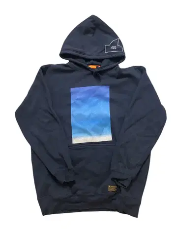 THUNDER BOX 후드티 네이비