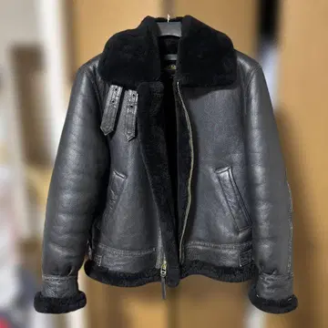 [MORGAN] 모건 프로덕션 B-3 무스탕 블랙 38 나카타 상점