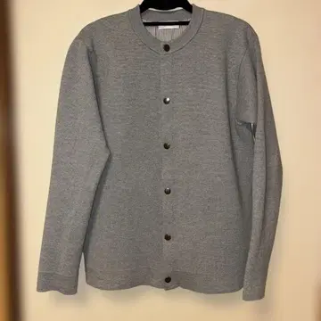 새상품급 SHIPS any 그레이 버튼 달린 가디건 니트