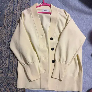 AZUL by MOUSSY 크림색 가디건 S 사이즈