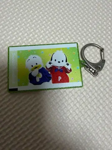 티켓 모티브 키링 오리의 페쿠루 포차코